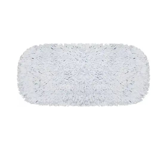 Изображение товара Плоский МОП A-VM 50x15 см, хлопок, карман, белый, резаный край CN3059