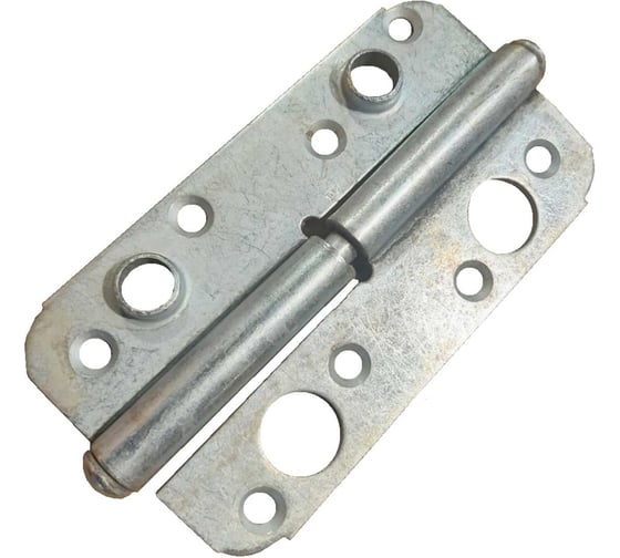 Изображение товара Петля Левша ПН1-130 накладная, противосъемная, цинк, левая У1-7739.ЦБл