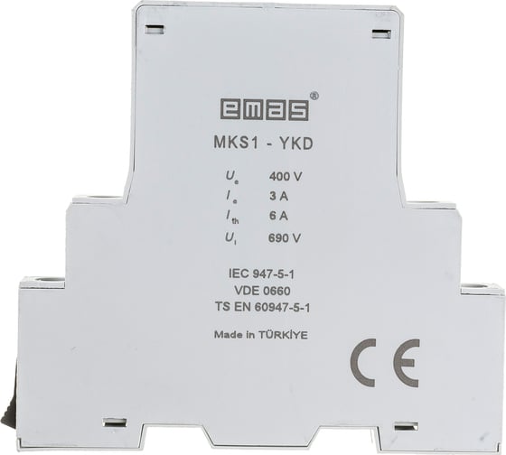 Изображение товара Блок-контакт Emas 1НО+1НЗ, MKS1-YKD01