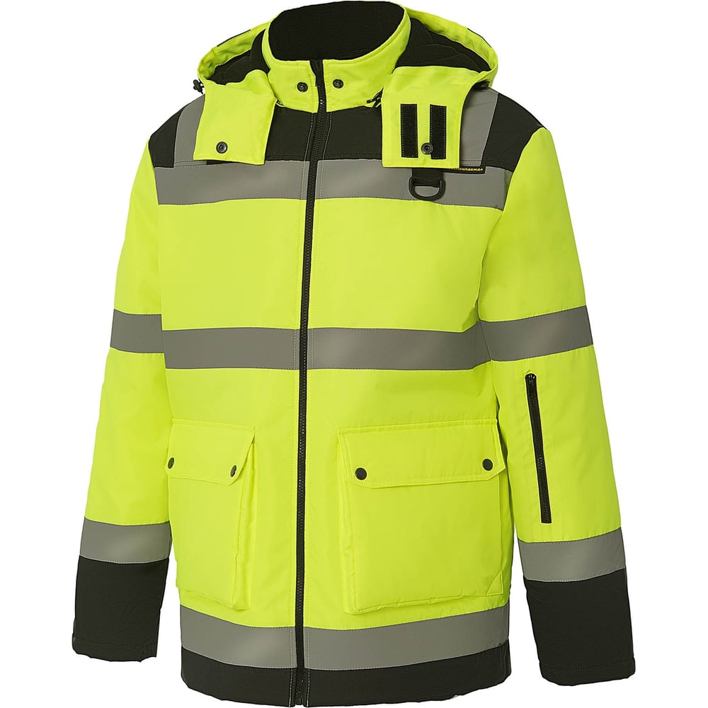 Изображение товара Утепленная мужская куртка СОЮЗСПЕЦОДЕЖДА СПЕКТР лимон черная 56-58