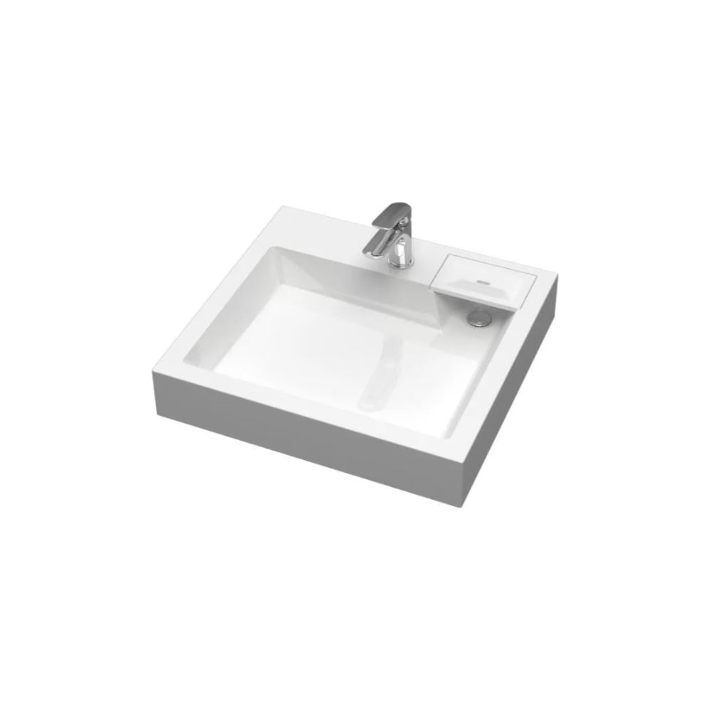 Изображение товара Раковина над стиральной машиной Uperwood Vission 60x60 см белая глянцевая