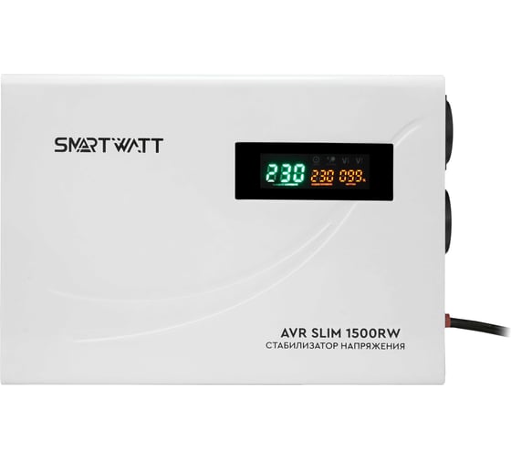 Изображение товара Стабилизатор напряжения SmartWatt AVR SLIM 1500RW X624041463