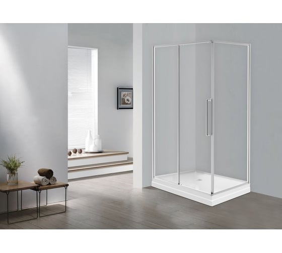 Изображение товара Ограждение душевое ESBANO ESS-128PS-C хром ESOGS128PSC