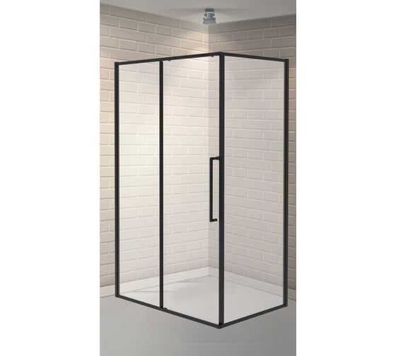 Изображение товара Ограждение душевое ESBANO ESS-129PS-B черный ESOGS129PSB