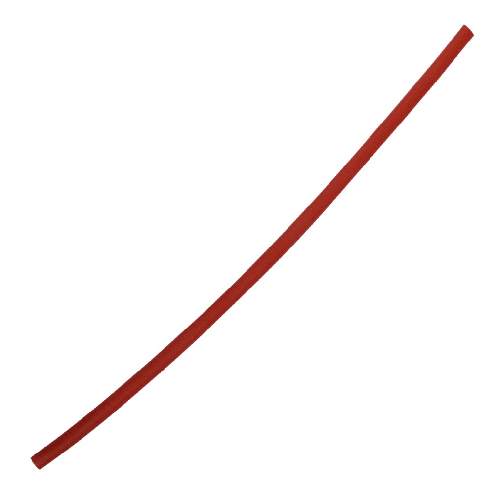 фото Термоусаживаемая трубка rexant с клеевая 3,0/1,0 мм, красная, упаковка 10 шт. по 1 м 26-3004