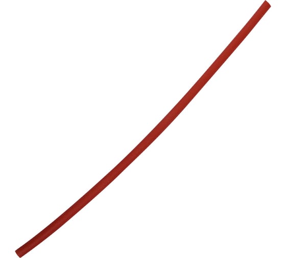 Изображение товара Клеевая термоусадка REXANT СТТК 3/1мм, красная, 10 шт. по 1 м 26-3004