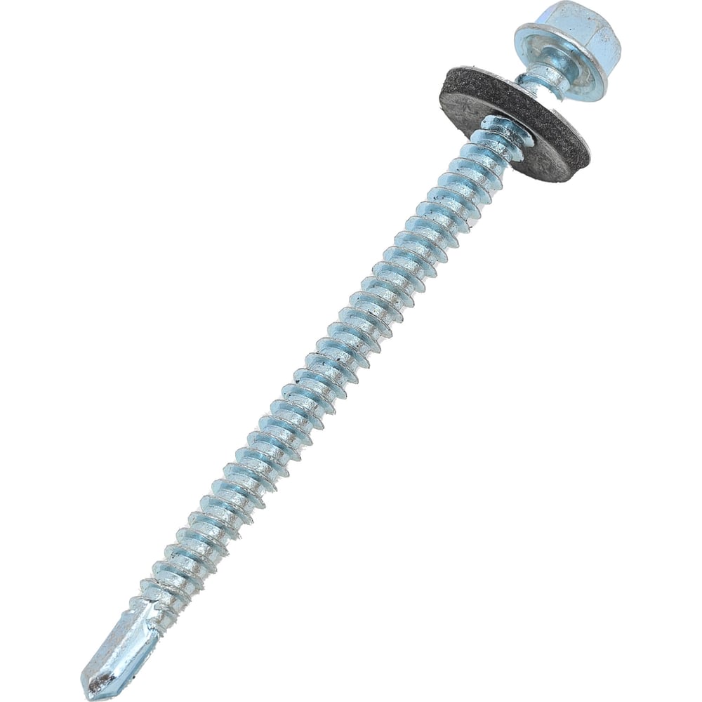 Оцинкованный саморез-сверло для крепления кровли STEELREX 5.5x76, 100 шт. 0119055076B100010008