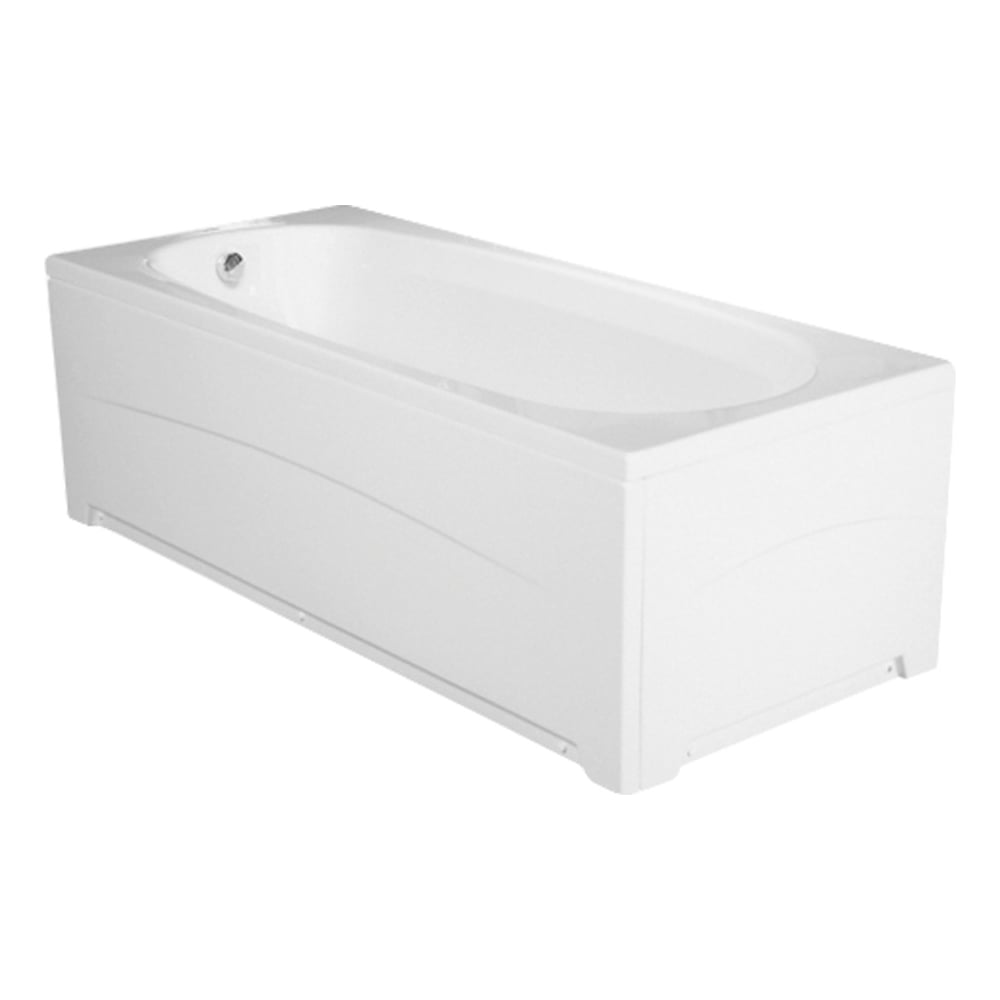 Изображение товара Акриловая ванна Cezares ECO-155-70-41-W37 прямоугольная современная ванна белая