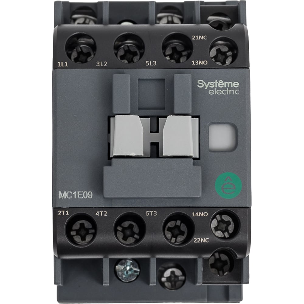 Изображение товара Контактор Systeme Electric MC1E 3п 9А 220/230 В монтаж на DIN-рейку