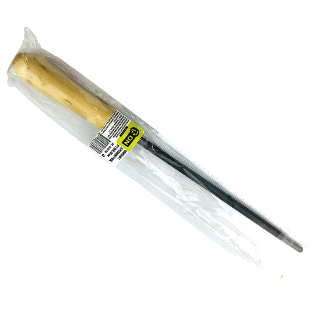 фото Напильник с деревянной ручкой on круглый, 250 мм, №2 04-08-250