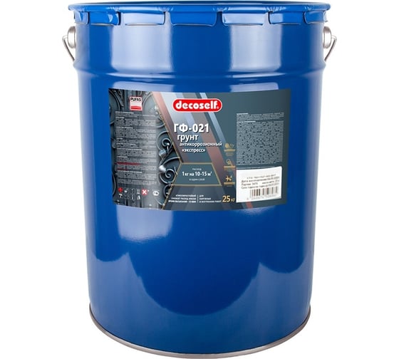 Изображение товара Грунт Pufas ГФ-021 красно-коричневая Экспресс Decoself 25кг тов-205989