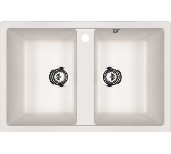 Изображение товара Мойка для кухни из искусственного камня ULGRAN белый U-608-331