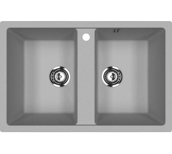 Изображение товара Мойка для кухни из искусственного камня ULGRAN графитовый U-608-342