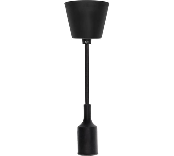 Изображение товара Патрон REXANT E27 силиконовый со шнуром 1 м черный 11-8890