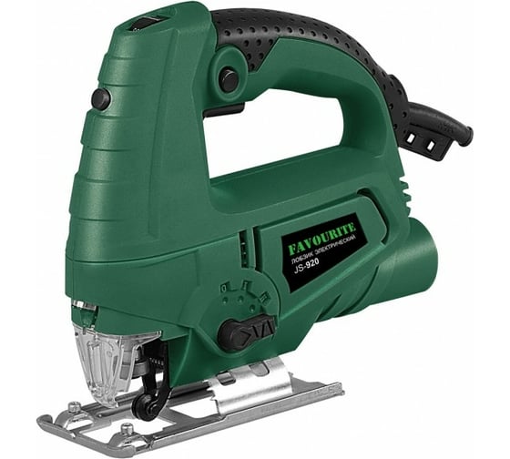 Изображение товара Лобзик FAVOURITE JS 920 920Вт, 0-3000ход/мин, лазер, быстр.фикс.пилки, дерев-65мм, мет-6мм 114100920