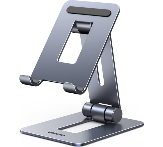 Изображение товара Подставка для телефона Ugreen LP678 (15608) Foldable Multi-Angle Phone Stand With Height Adjustable регулируемая по высоте. Цвет: серый 15608_