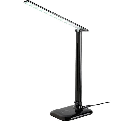 Изображение товара Светодиодный настольный светильник General Lighting Systems 9Вт, 550лм, 6500К, холодный белый свет, сенсорное включение, черный GLTL-020-9 800018