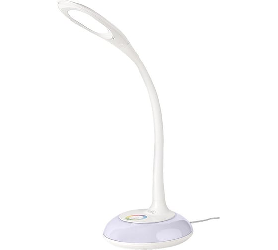 Изображение товара Светодиодный настольный светильник General Lighting Systems 11Вт, 600лм, 5000К, нейтральный белый свет, сенсорное включение, белый GLTL-036 800036