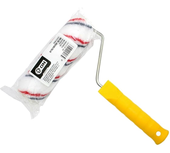 Изображение товара Валик в сборе ON МУЛЬТИКОЛОР полиакрил, ворс 11мм 230х48х6мм 02-02-014