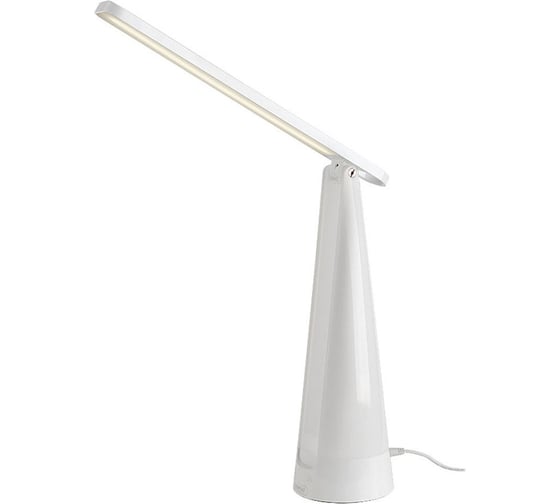 Изображение товара Светодиодный настольный светильник General Lighting Systems 10Вт, 530лм, 4000К, нейтральный белый свет, сенсорное включение, белый GLTL-039 800039