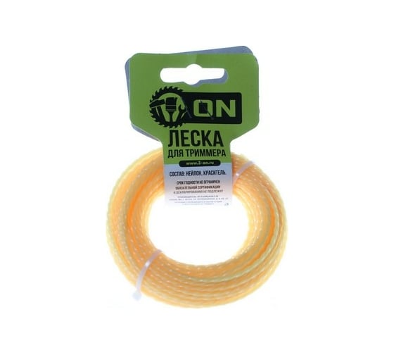 Изображение товара Леска витой квадрат (2.4 мм; 15 м) для триммера ON 15-01-023