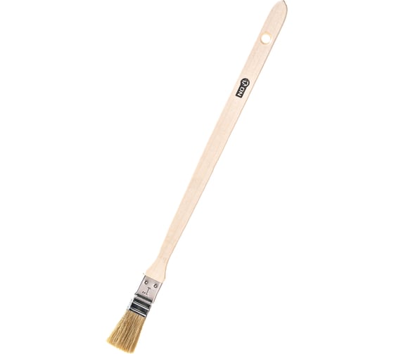 Изображение товара Радиаторная кисть ON плоская натуральная щетина 1, 25мм. 02-01-510