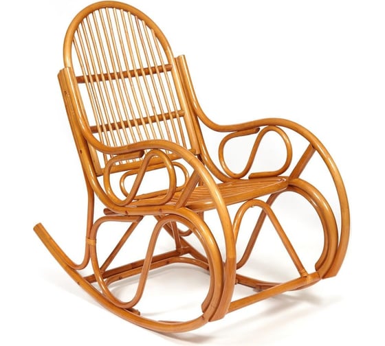 Изображение товара Кресло-качалка Tetchair VIENNA (разборная) / без подушки / ротанг top quality, 58x133x102 см, Cognac (коньяк) 12997