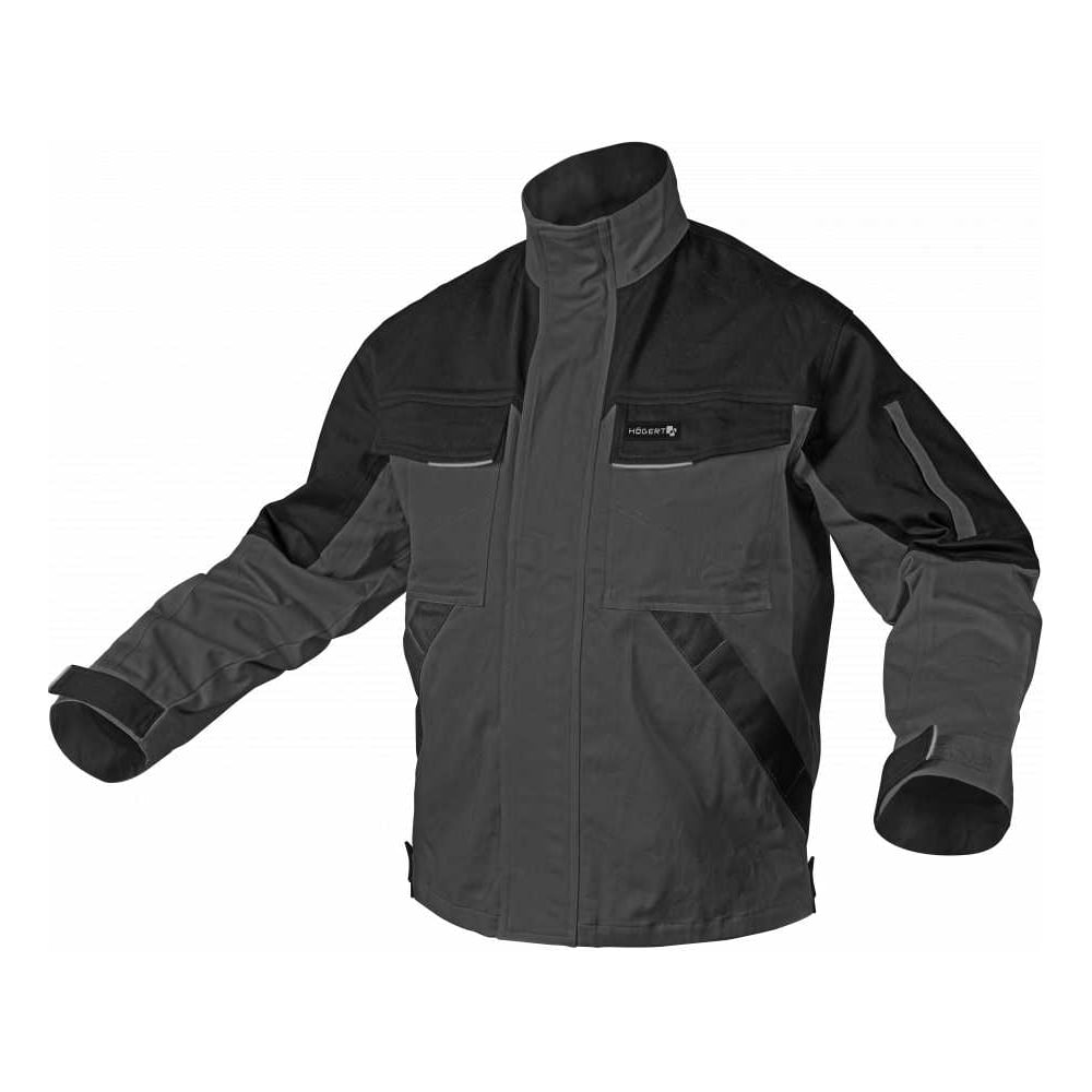 Изображение товара Куртка рабочая HOEGERT TECHNIK EDGAR темно-серая 2XL (56) HT5K284-2-2XL