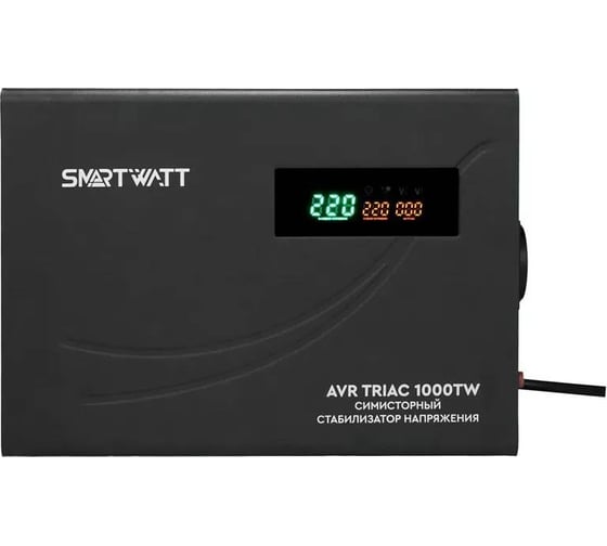 Изображение товара Стабилизатор напряжения SmartWatt AVR TRIAC 1000TW X920014463