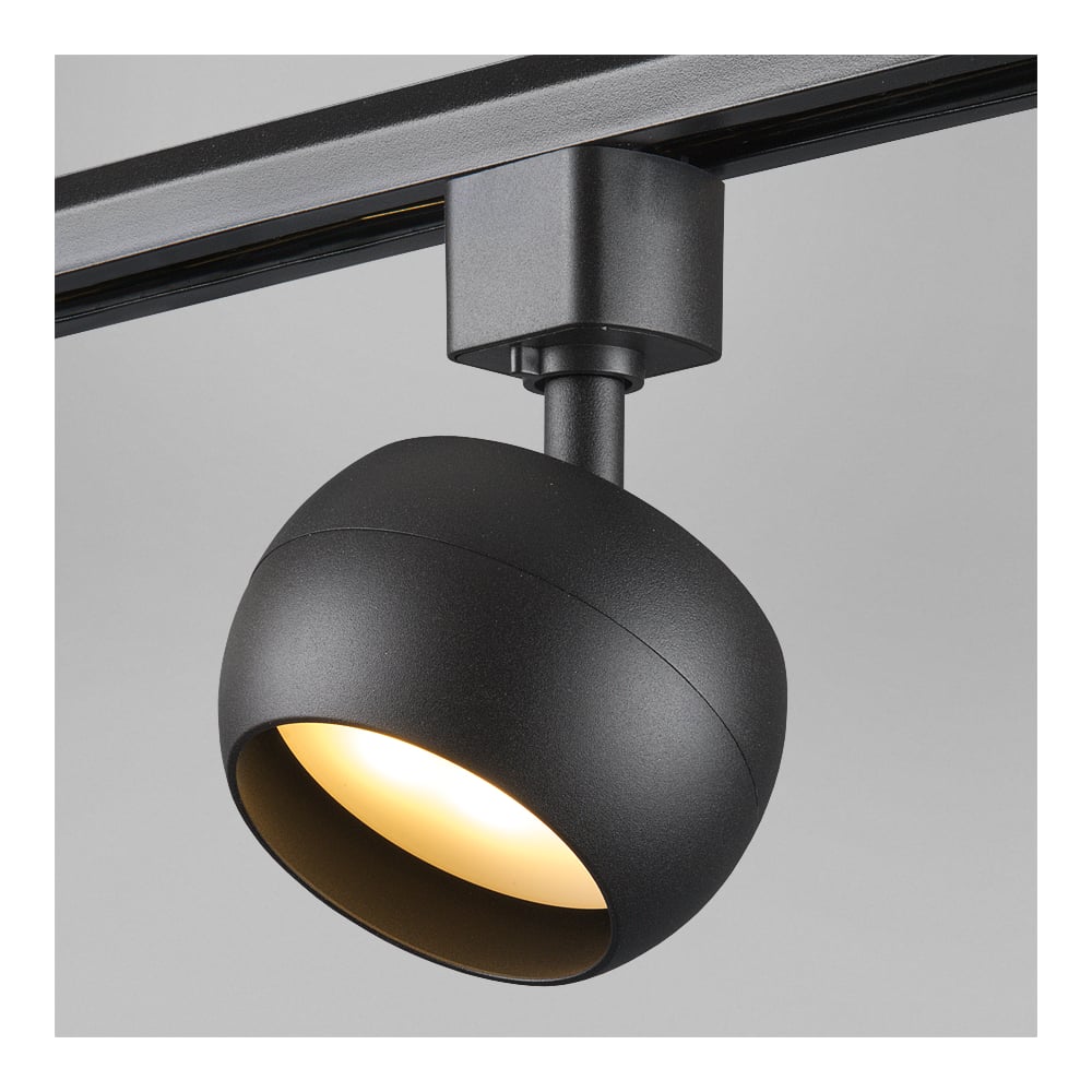 Изображение товара Светильник трековый 1фазный General Lighting Systems  GX53 IP40, 90х90х105мм, чаша, GTR-GX53-1-IP40-B ЧАША черный 580229