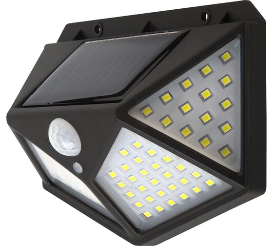 Изображение товара Светодиодный настенный светильник General Lighting Systems с солнечной батареей GWSL-B2-12BT-1200MA-8H-IP65 416041