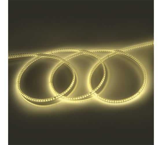 Изображение товара Лента светодиодная General Lighting Systems GLS-2835-120-9-220-IP67-NW-4, 50 метров, без токоведущих жил, 9Вт/м, 220В, SMD2835, 6мм, 120 диодов/м, 12 Лм/чип, IP67, 4500К - нейтральный белый 504820