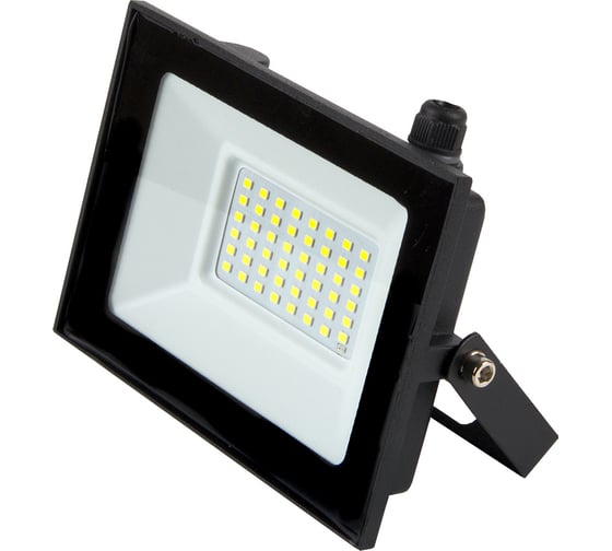 Изображение товара Светодиодный прожектор с датчиком освещенности General Lighting Systems 50Вт 860Лм 6500К Холодный белый свет IP65 Черный GTAB-S1-50BT-IP65-6 403224