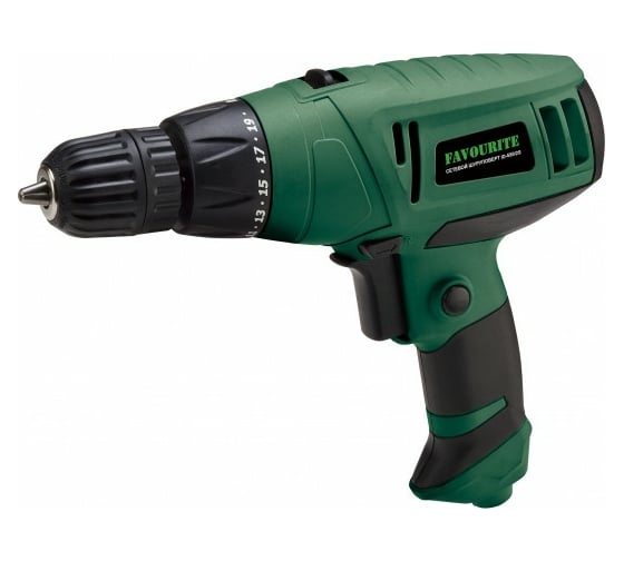 Изображение товара Сетевой шуруповёрт FAVOURITE ID 550/2S 550Вт, 2 скорости, 300-1000об/мин 102105502