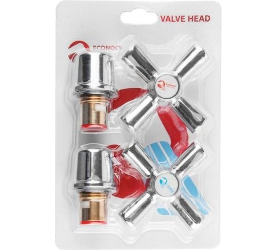 Изображение товара Вентильная головка ECONOCE кран-букса + маховик, в блистере EC0550