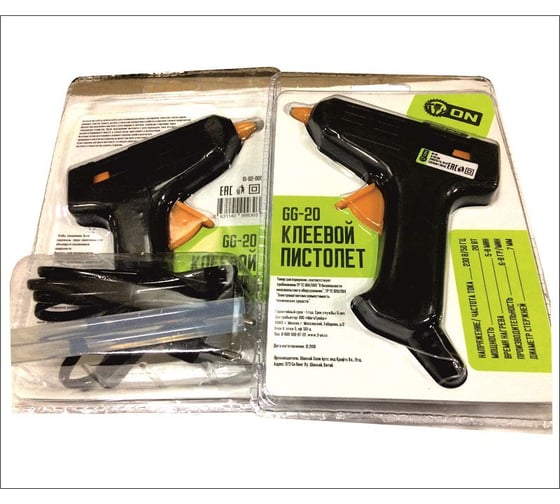 Изображение товара Электрический клеевой пистолет ON GG-20 15-02-001