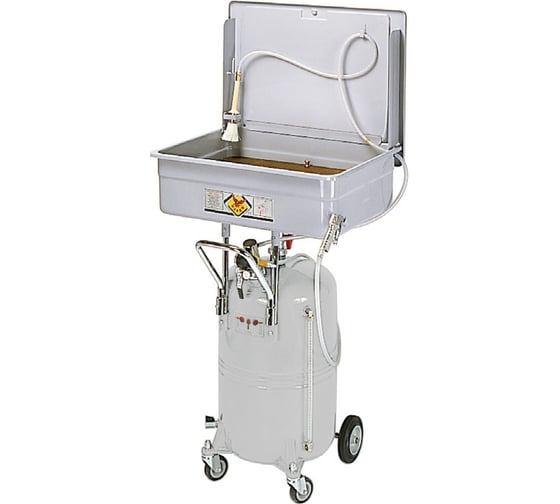 Изображение товара Компрессионная установка для мойки деталей с ванной RAASM 65 л, серый В0000000073531