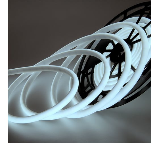 Изображение товара Светодиодная лента General Lighting Systems гибкий термо-неон 5 м, 14,4Вт/м, 12В,IP68,6500К,холодный белый GLS-2835-180-14.4-12-IP68-NTS-6 502162