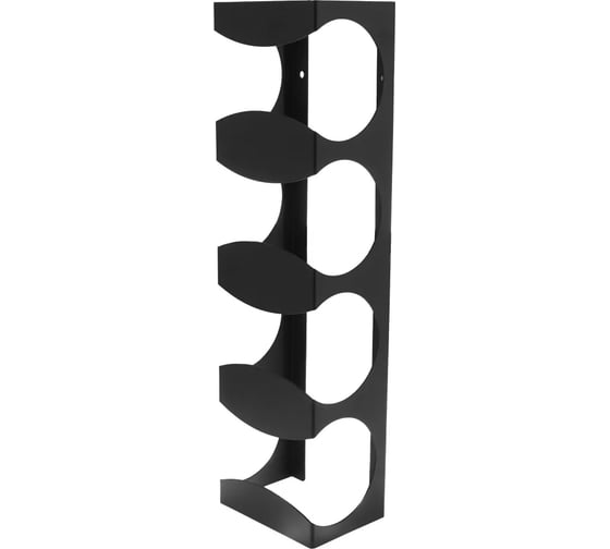Изображение товара Настенный держатель для бутылок MBODIMENT черный EMB-WINE-W-B