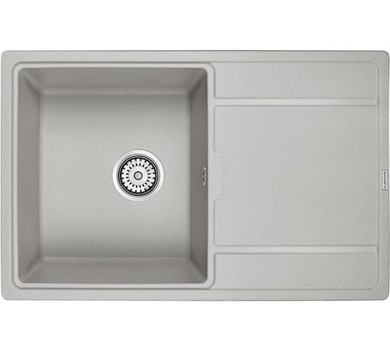 Изображение товара Гранитная мойка Paulmark FLUGEN 50-780 серый, 780х500 мм PM217850-GR