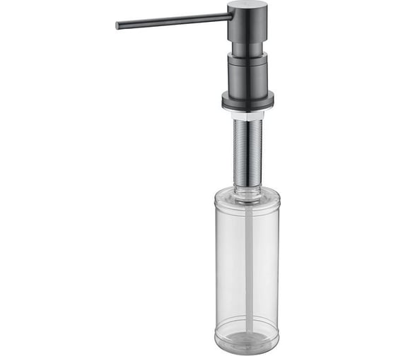 Изображение товара Дозатор для жидкого мыла Paulmark KRAFT вороненая сталь D003-GM