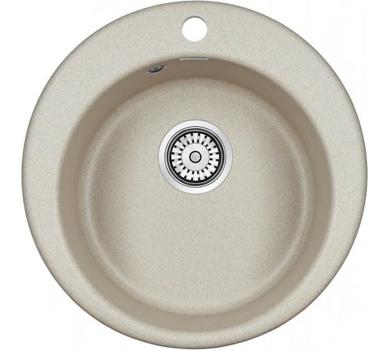 Изображение товара Гранитная мойка Paulmark GELEGEN 50 бежевый, D475 мм PM404800-BE