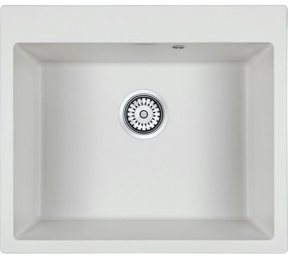 Изображение товара Гранитная мойка Paulmark KANTE 60 белый, 600х520 мм PM106052-WH