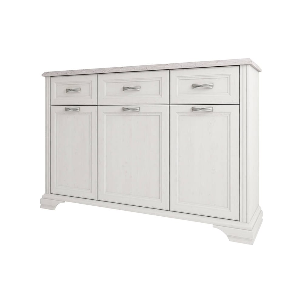 Изображение товара Тумба Anrex 3D3S классическая бежевого цвета из ЛДСП