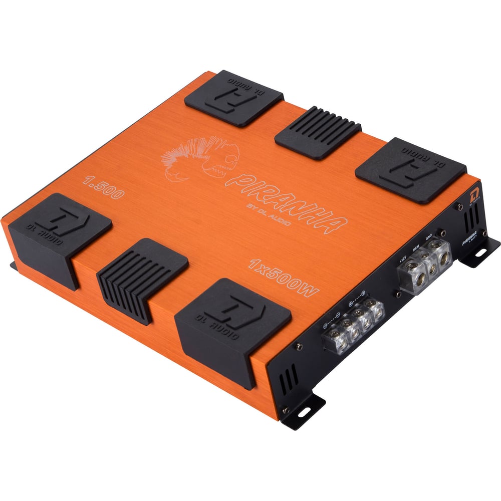 Изображение товара DL AUDIO Piranha 1. 500 - усилитель 12 В, 1x500 Вт, D-амп, полупрофессиональный