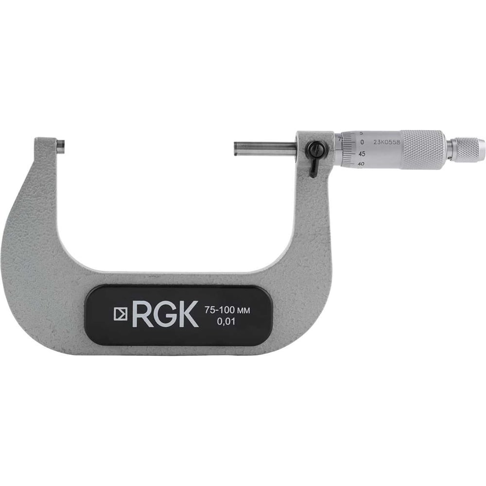 Изображение товара Микрометр RGK MCM-100 75-100 мм точность 0.01 мм высшее качество