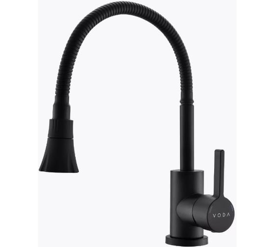 Изображение товара Смеситель для кухни с гибким изливом VODA KF 36B