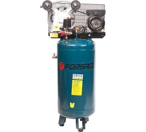 Изображение товара Компрессор Forsage 100 л, 2-х поршневой, с ременным приводом, вертикальный F-TB265-100 vertical (7433)