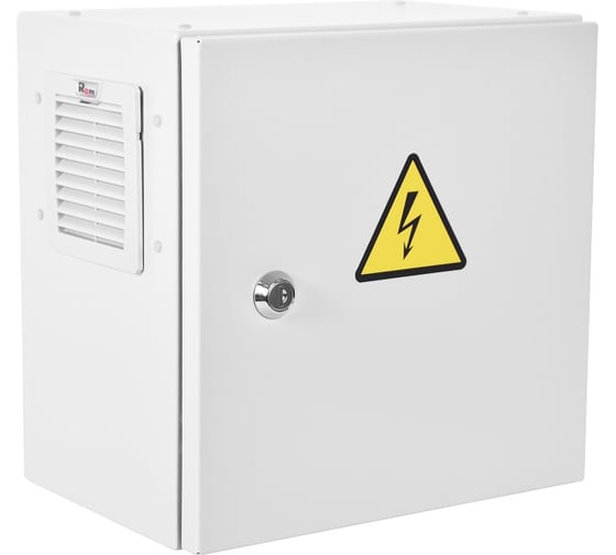 Изображение товара Уличный, всепогодный, настенный шкаф ЦМО укомплектованный, IP54, серый ШТВ-НЭ-4.4.25-3ВВА-Т1