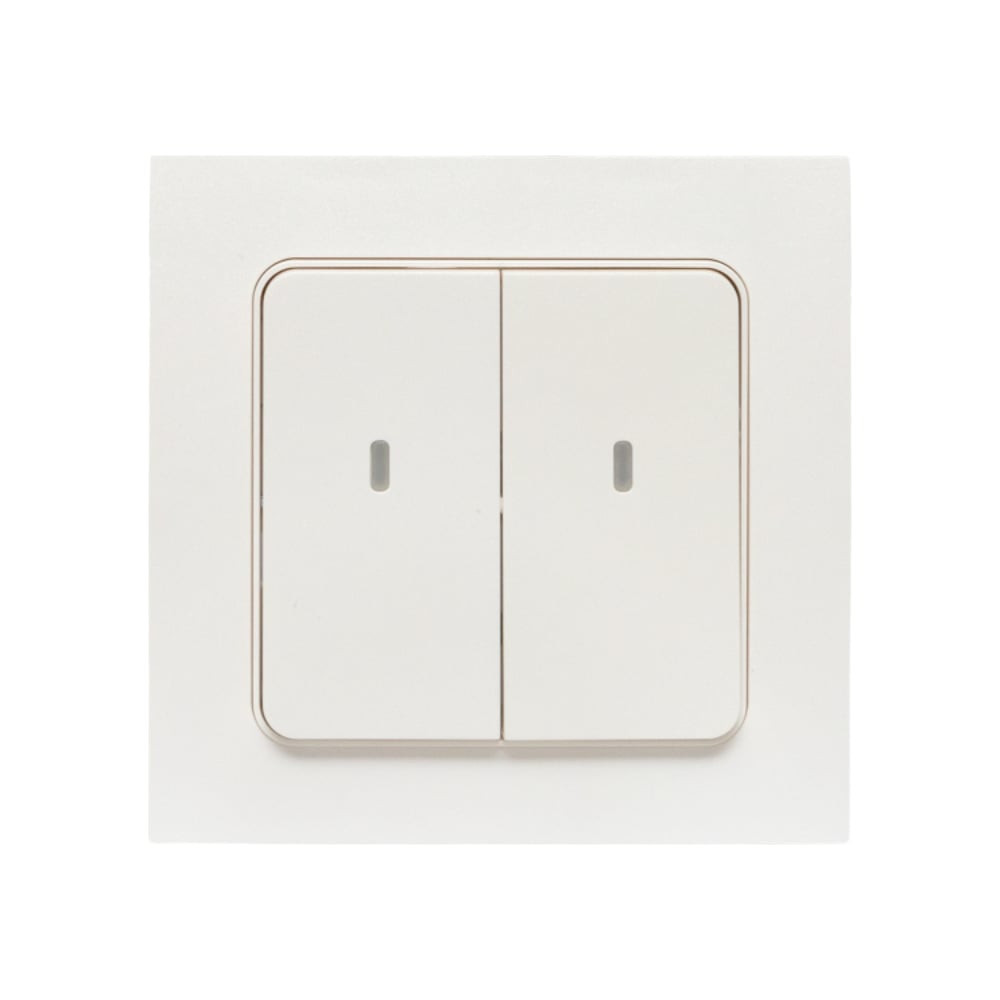 Изображение товара Умный выключатель EKF Стокгольм 2-клавишный, белый, Zigbee Сonnect RCV-ST2-WD-ZB